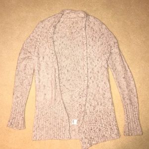 Mixed yarn cardigan